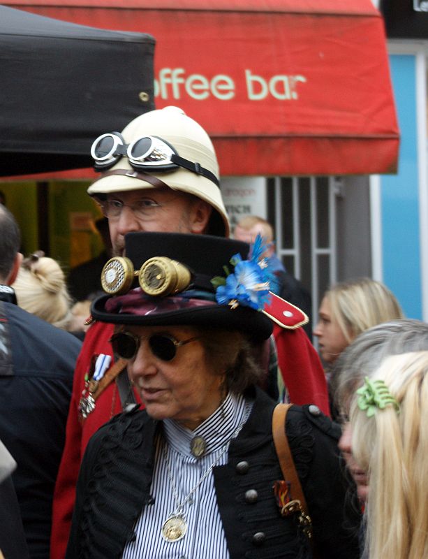 CUMBRIA. Ulverston. The Dickensian Festival 2014. Steampunk.