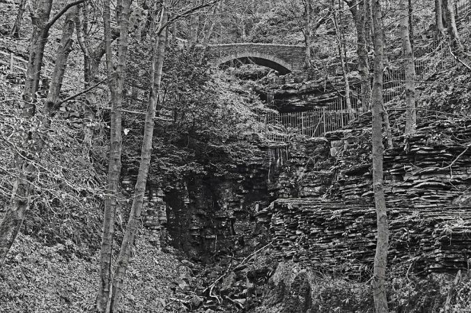 13/01/13 RIVINGTON. The Cascade &amp; Bridge.