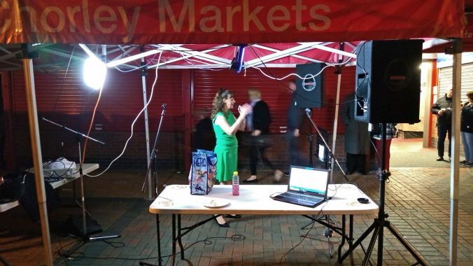 06/10/18 CHORLEY LIVE.  The Covered market. Donna James.