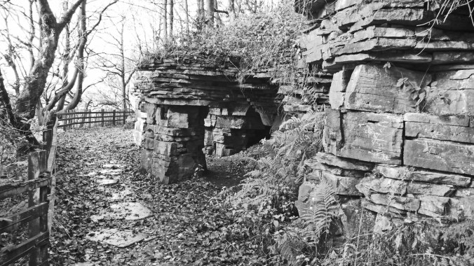 11/11/18 RIVINGTON TERRACED GARDENS.  Caves Above The Dell.