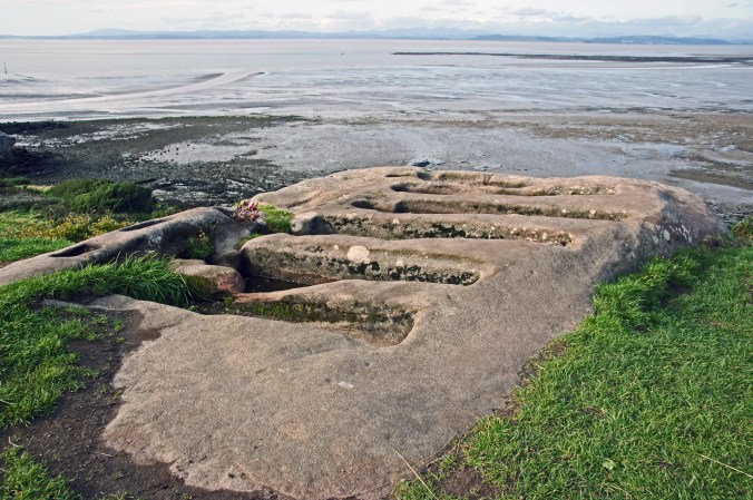 22/09/18  MORECAMBE. Heysham Head. The Rock Cut Graves.