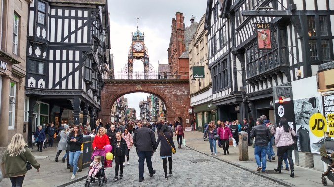CHESTER. Northgate Street & Clock.