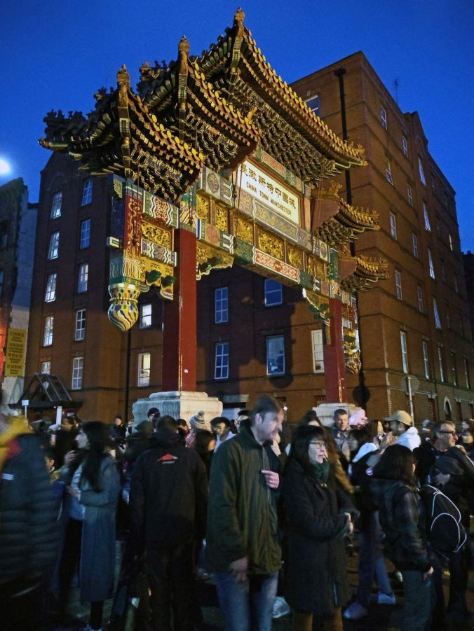 10/02/19  MANCHESTER Nicholas Street The Chinese Arch.