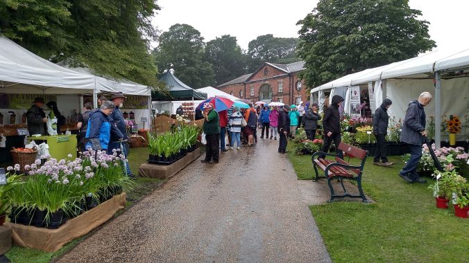 28/07/19 CHORLEY FLOWER SHOW. The Trade Stands.