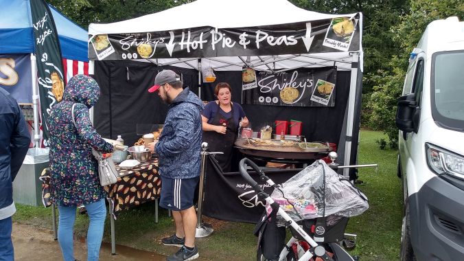 28/07/19 CHORLEY FLOWER SHOW. Shirley's Hot Pies & Peas.