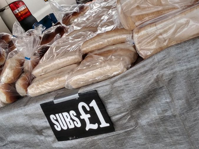 02/08/19 EARLESTOWN. The Friday Market. Subs £1 A Bag.