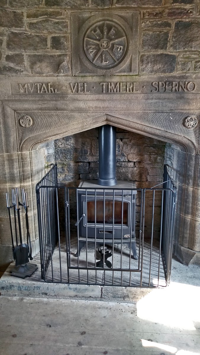26/-8/19  RIVINGTON. The Pigeon Tower Fireplace.