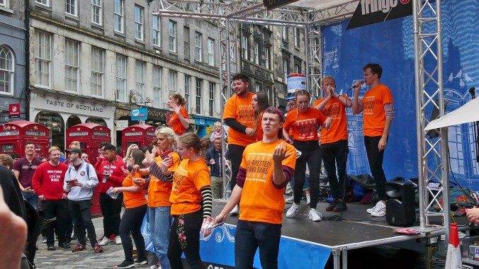 17/08/19 EDINBURGH FRINGE. Music On The Royal Mile.