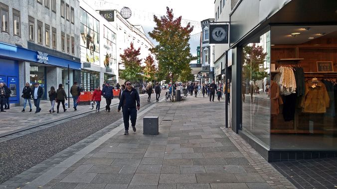 27/10/19.  PRESTON. Fishergate Street.