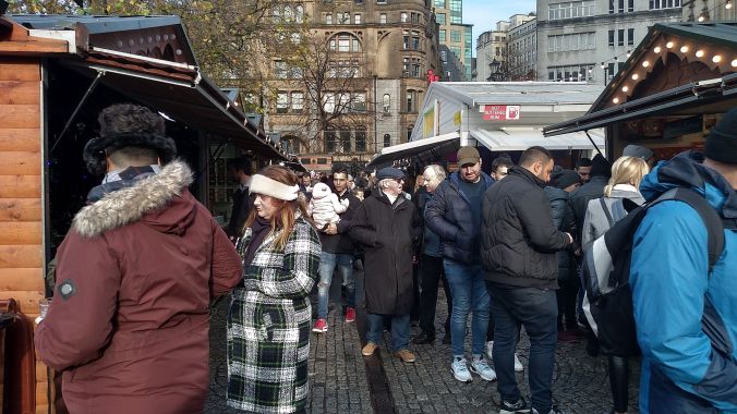 13/11/19 MANCHESTER. Albert Square Chritmas Market.