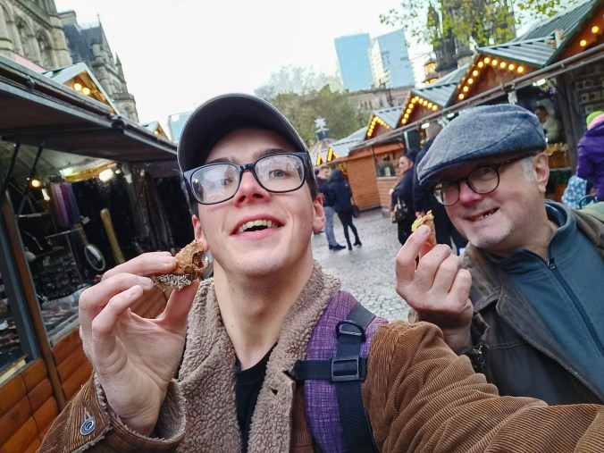 13/11/19 MANCHESTER. Albert Square Christmans Market. Canolli B