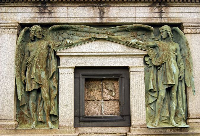 18/09/13 GLASGOW. The Necropolis, double Angels.