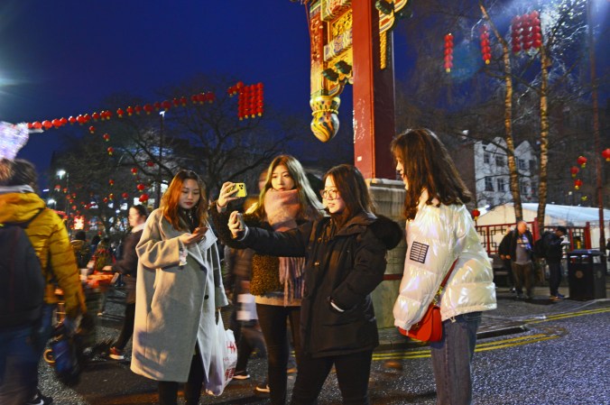 26/01/20  MANCHESTER. Chinese New Year. Selfies.