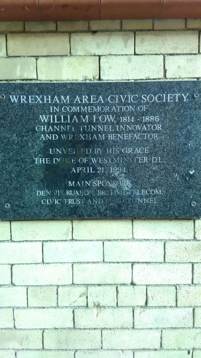 12/12/19 WREXHAM. Argyle Street Plaque.