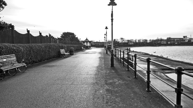 18-01-20 SOUTHPORT. Marine Lake &amp; Shelter.