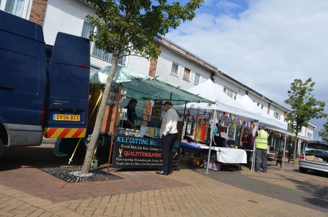 12/09/19 HOLYWELL. Tower Gardens & Market.