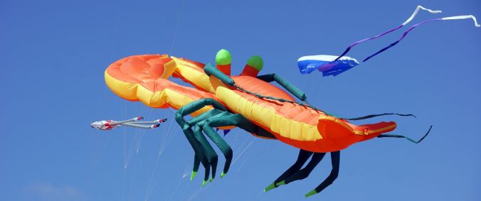 25/07/15 ST. ANNES. Lobster Kite.